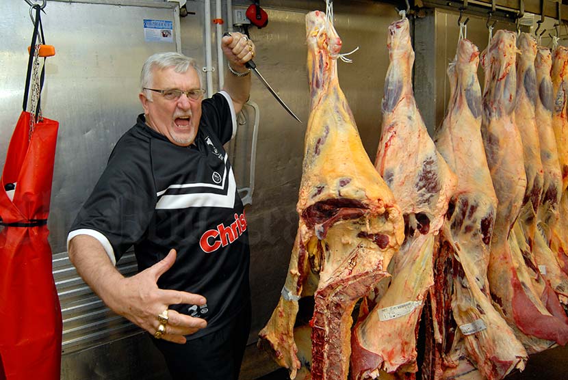 Slaughterhouse images on meat packs?
